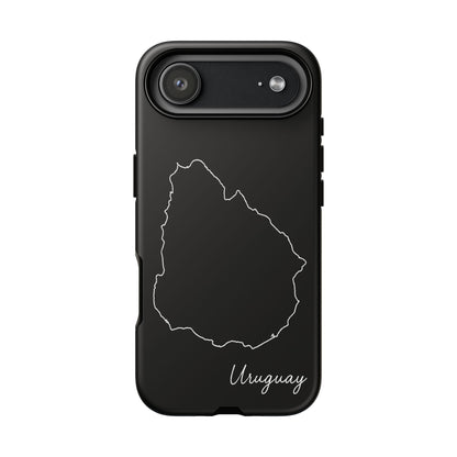 Uruguay Outline Phone Case – Minimal Country Map Tough Case (iPhone, Samsung, Pixel)