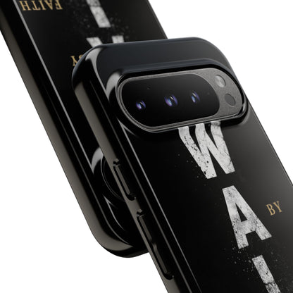 Walk by Faith Not by Sight Christian Phone Case Bible Verse Faith Cover