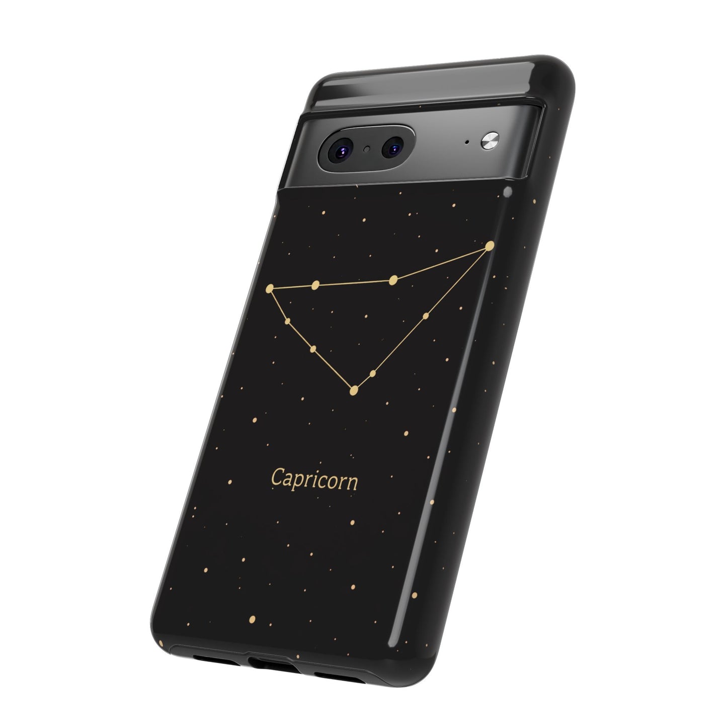 Capricorn Zodiac Constellation Phone Case – Luxe Gold Celestial Cover