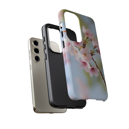Cherry Blossom Phone Case – Pink Floral Tough Case (iPhone, Samsung Galaxy, Pixel)