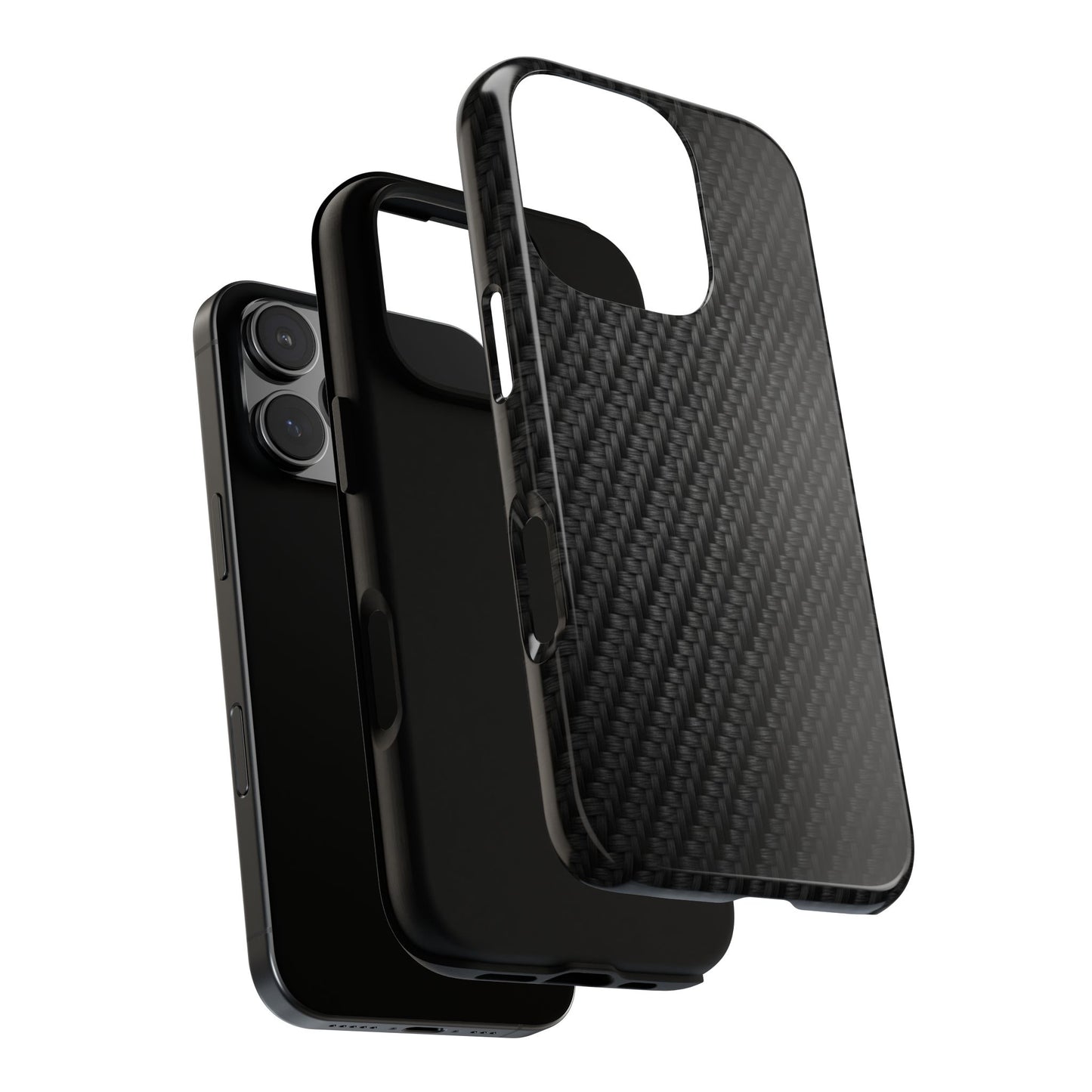 Carbon Fiber Inspired Phone Case – Rugged Slim Protective Tech Case for iPhone & Samsung