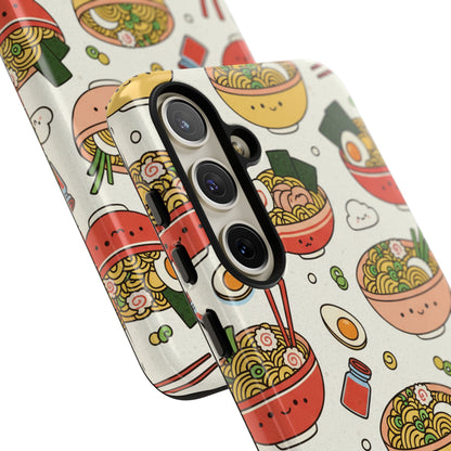 Kawaii Ramen Phone Case – Cute Japanese Food Pattern | Noodle Bowl Aesthetic Case