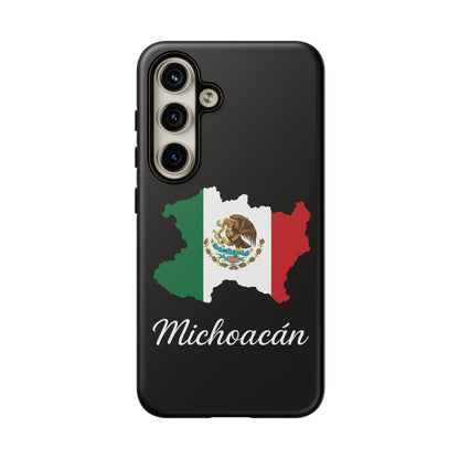 Michoacán Mexico Flag Map Phone Case | Mexican American Pride Tough Case for iPhone & Samsung