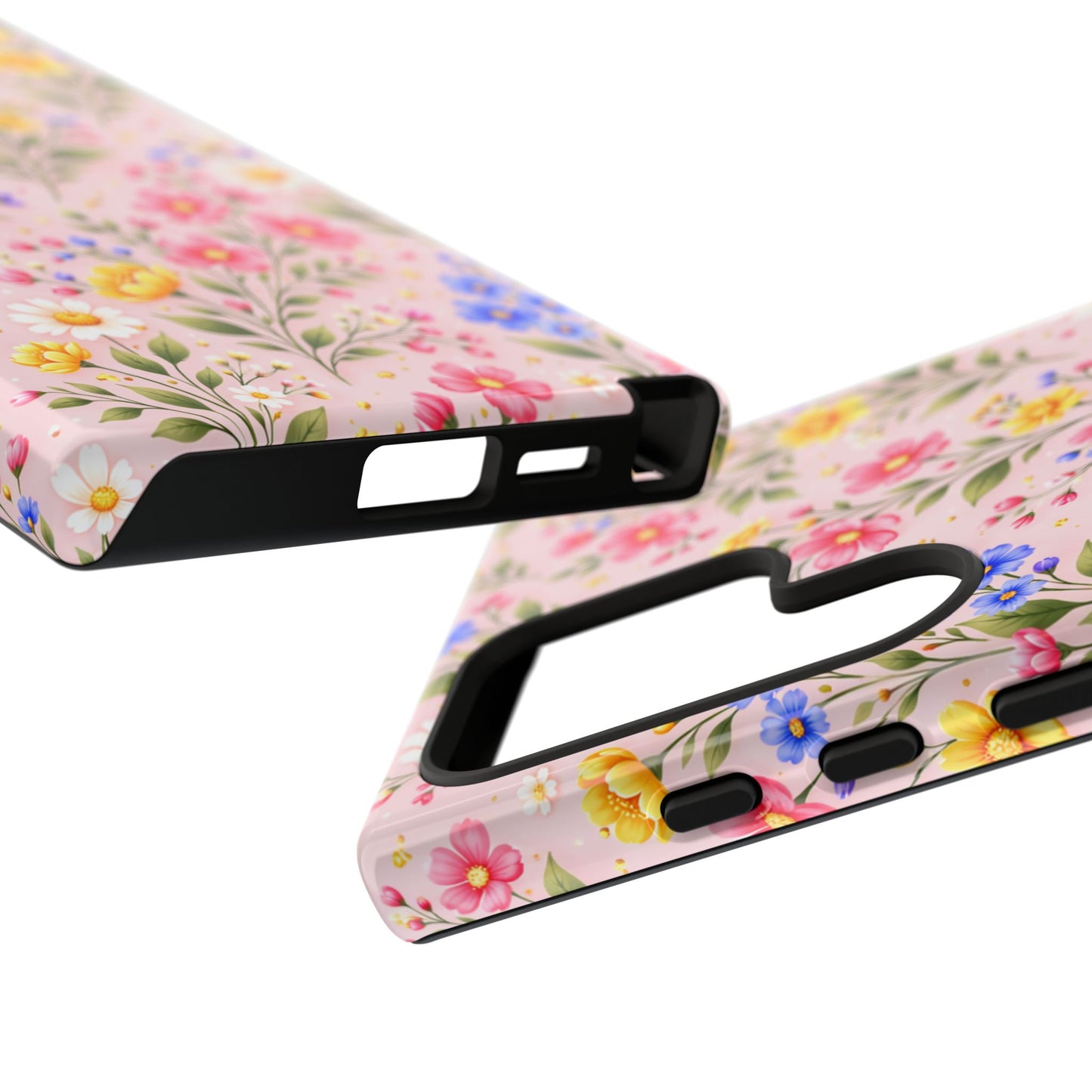 Wildflower Floral Phone Case Vintage Spring Meadow Tough Cover