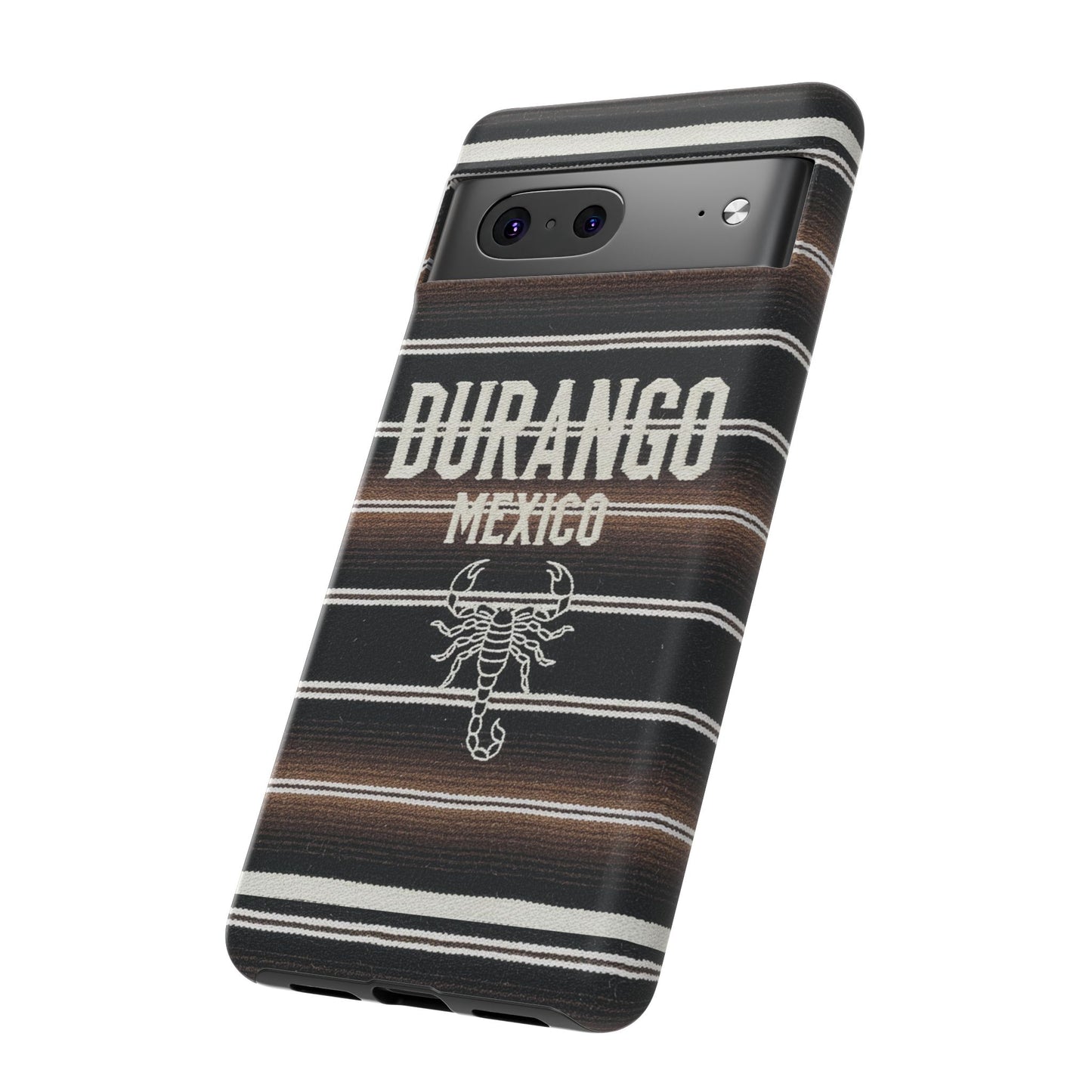 Durango Mexico Phone Case | Serape Scorpion Western Design | Mexican Heritage Tough Case for iPhone & Samsung