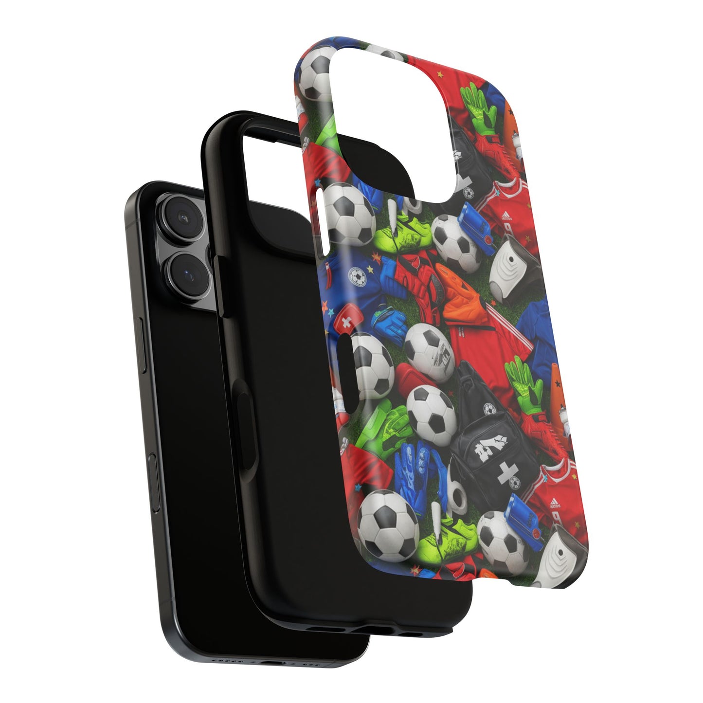 Soccer Ball Pattern Phone Case – Sports Fan Tough Protective Game Day Case