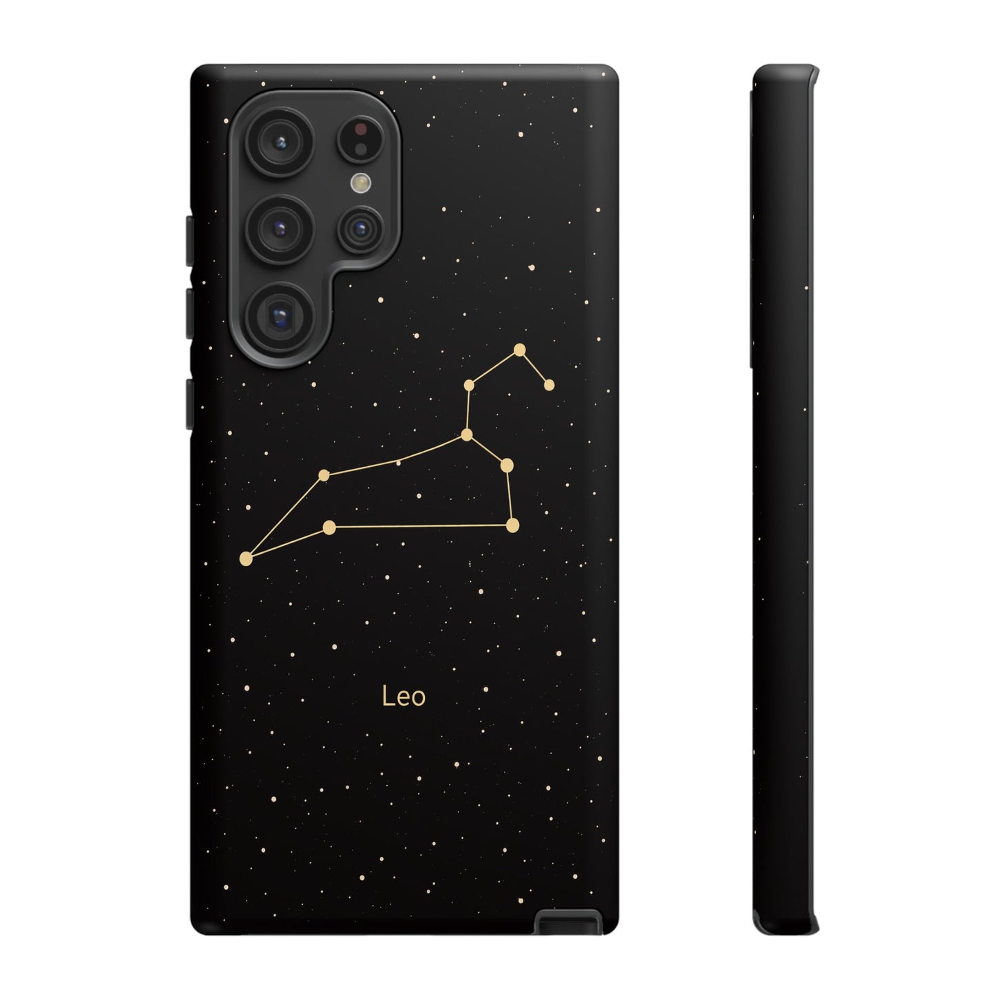 Leo Zodiac Constellation Phone Case – Luxe Gold Celestial Cover