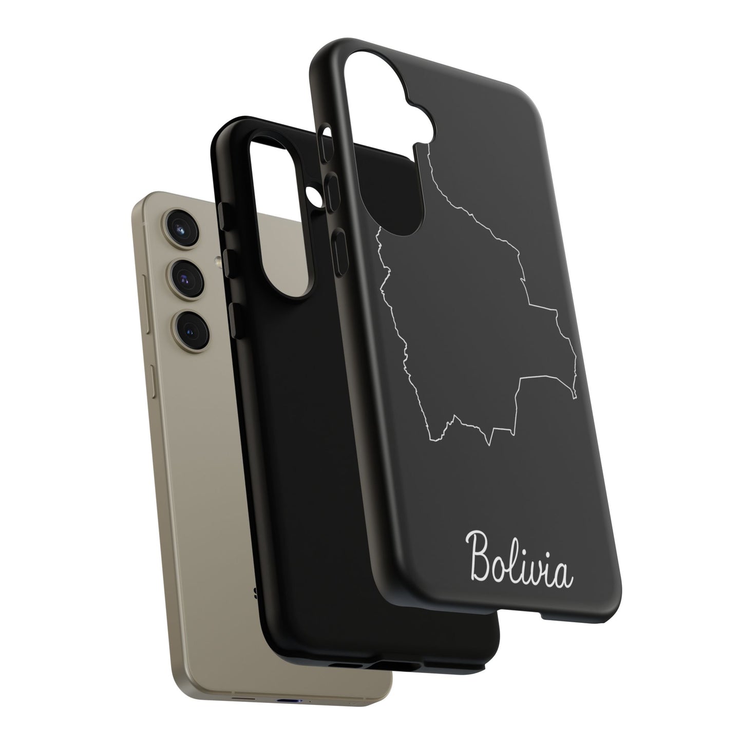 Bolivia Outline Phone Case – Minimal Country Map Tough Cover
