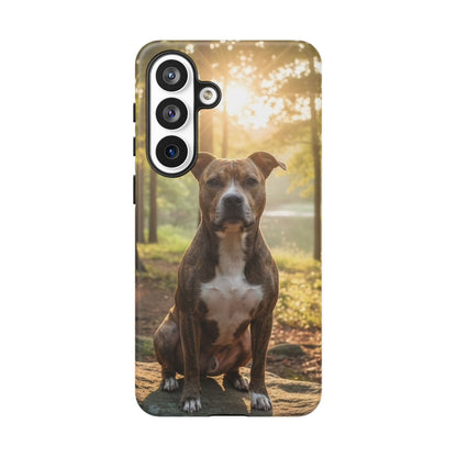 Pit Bull Phone Case – Dog Portrait Tough Case (iPhone, Samsung, Pixel)