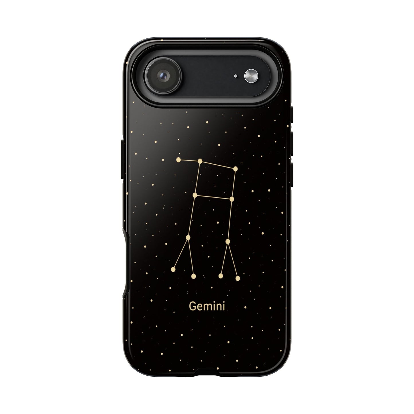Gemini Zodiac Constellation Phone Case – Luxe Gold Celestial Cover