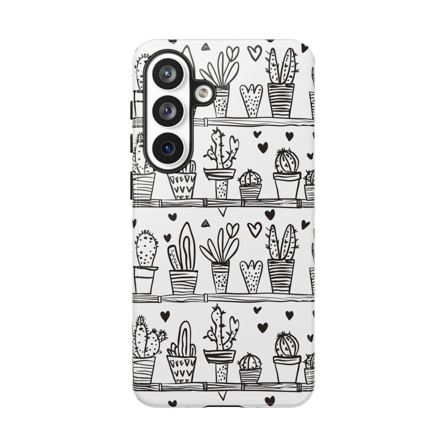 Cactus Succulent Phone Case Cute Plant Aesthetic iPhone Samsung Cover