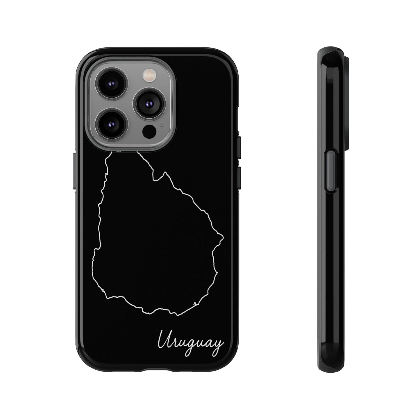 Uruguay Outline Phone Case – Minimal Country Map Tough Case (iPhone, Samsung, Pixel)