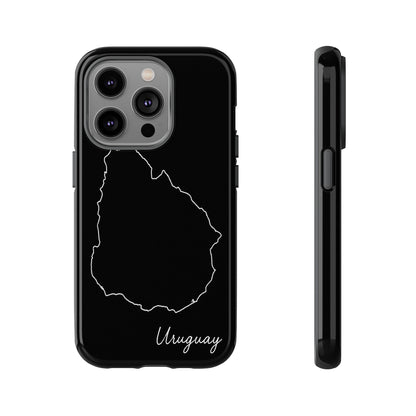 Uruguay Outline Phone Case – Minimal Country Map Tough Case (iPhone, Samsung, Pixel)
