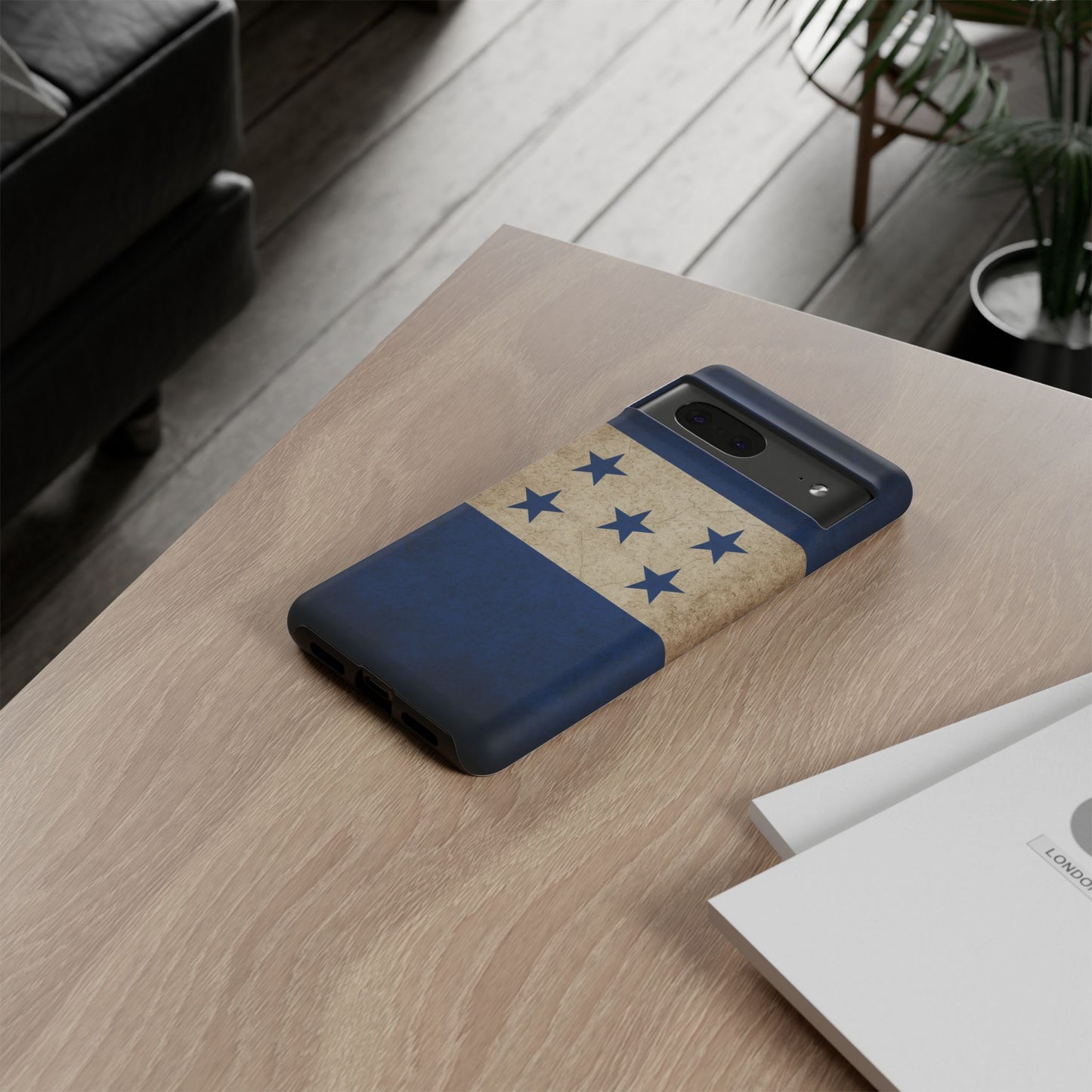 Honduras Flag Phone Case | Vintage Honduran Flag iPhone & Samsung Tough Protective Case