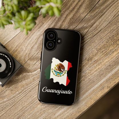 Guanajuato Mexico Flag Map Phone Case | Mexican American Pride Tough Case for iPhone & Samsung