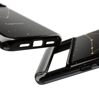 Capricorn Zodiac Constellation Phone Case – Luxe Gold Celestial Cover