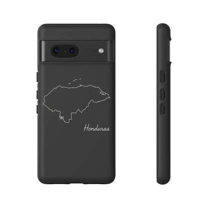 Honduras Outline Phone Case – Minimal Country Map Tough Case (iPhone, Samsung, Pixel)