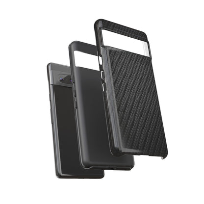 Carbon Fiber Inspired Phone Case – Rugged Slim Protective Tech Case for iPhone & Samsung
