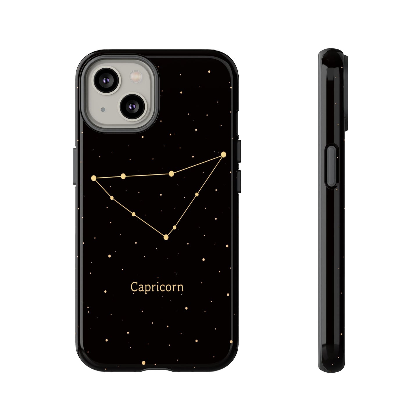 Capricorn Zodiac Constellation Phone Case – Luxe Gold Celestial Cover