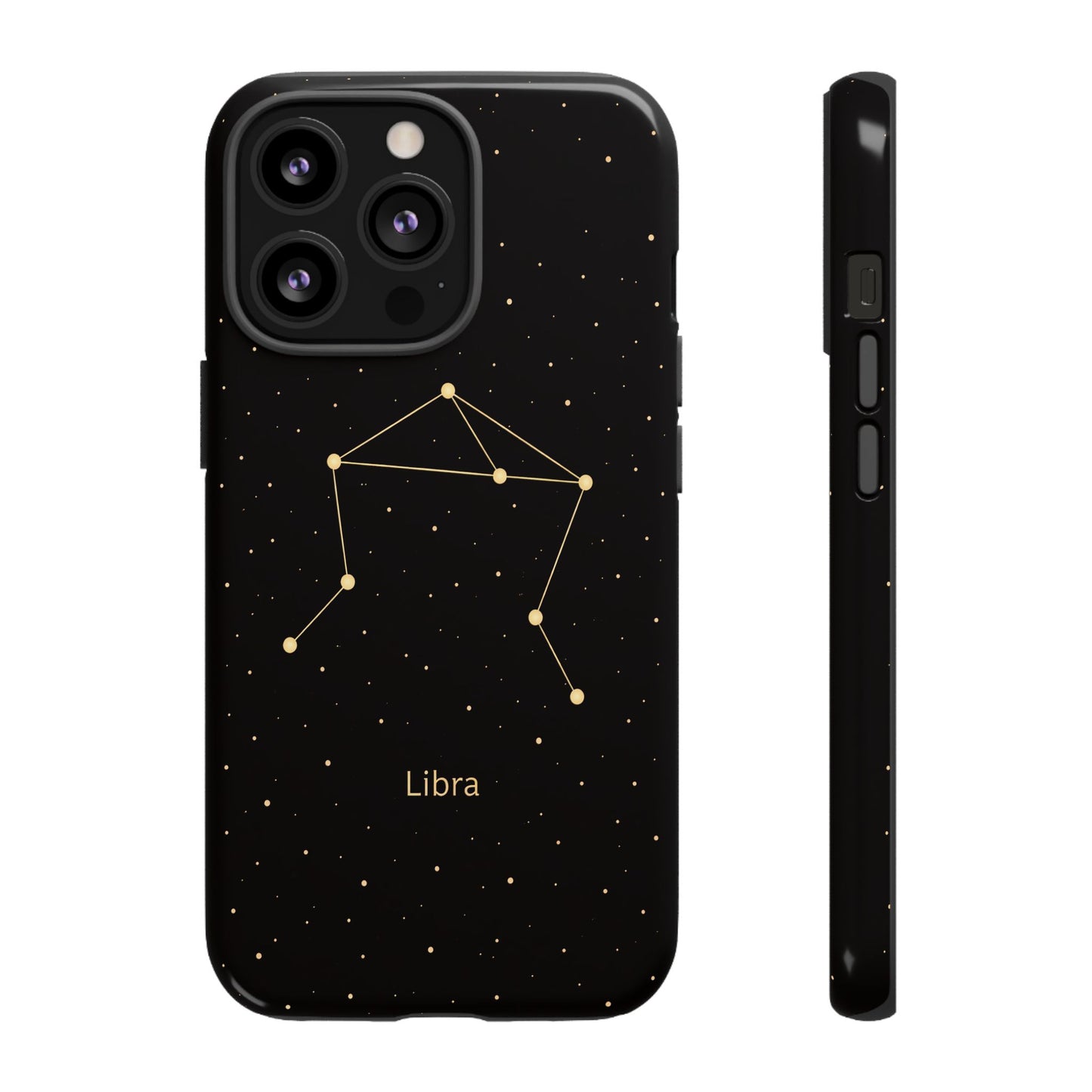 Libra Zodiac Constellation Phone Case – Luxe Gold Celestial Cover