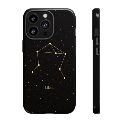 Libra Zodiac Constellation Phone Case – Luxe Gold Celestial Cover