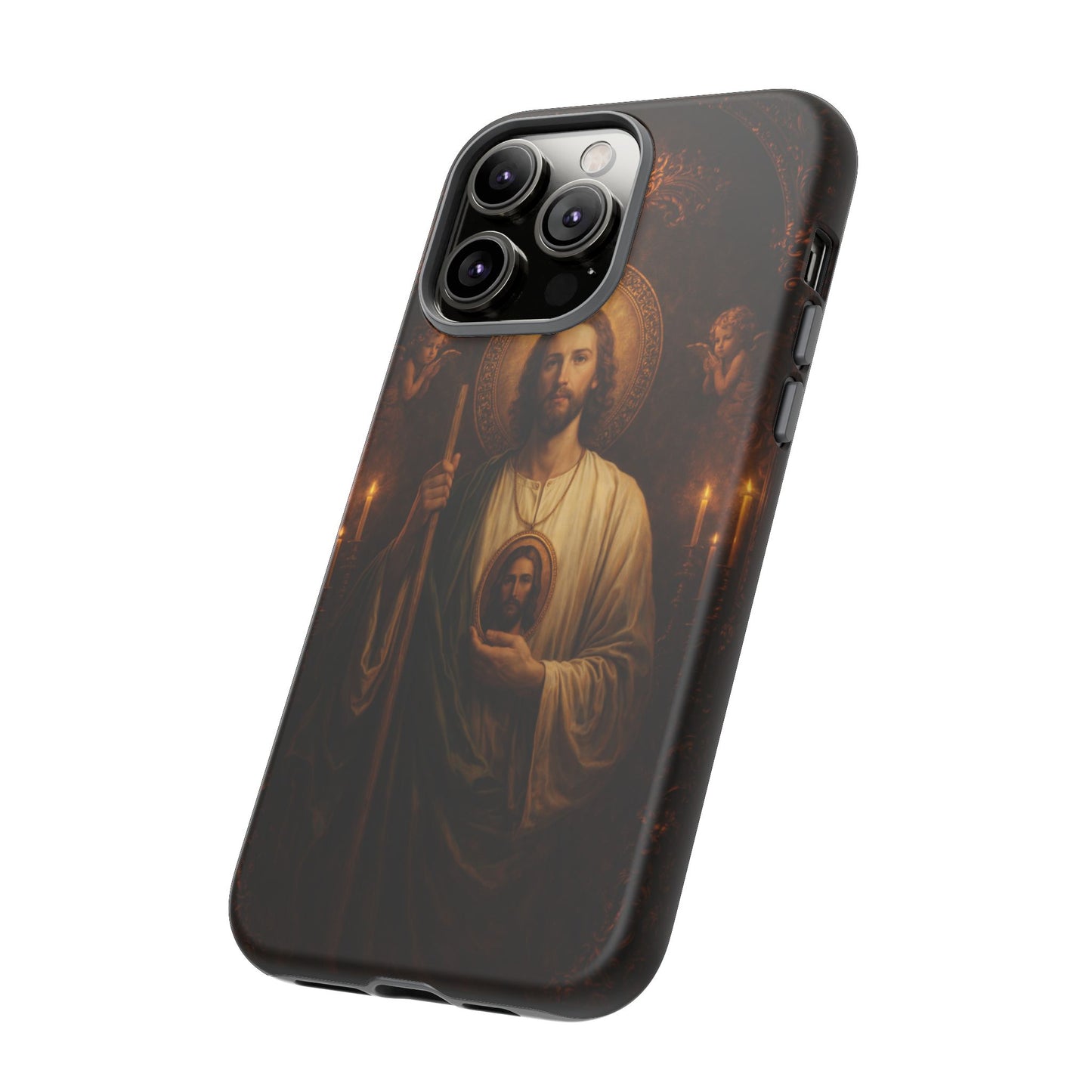 San Judas Phone Case Saint Jude Catholic Saint Religious Art Portrait Tough