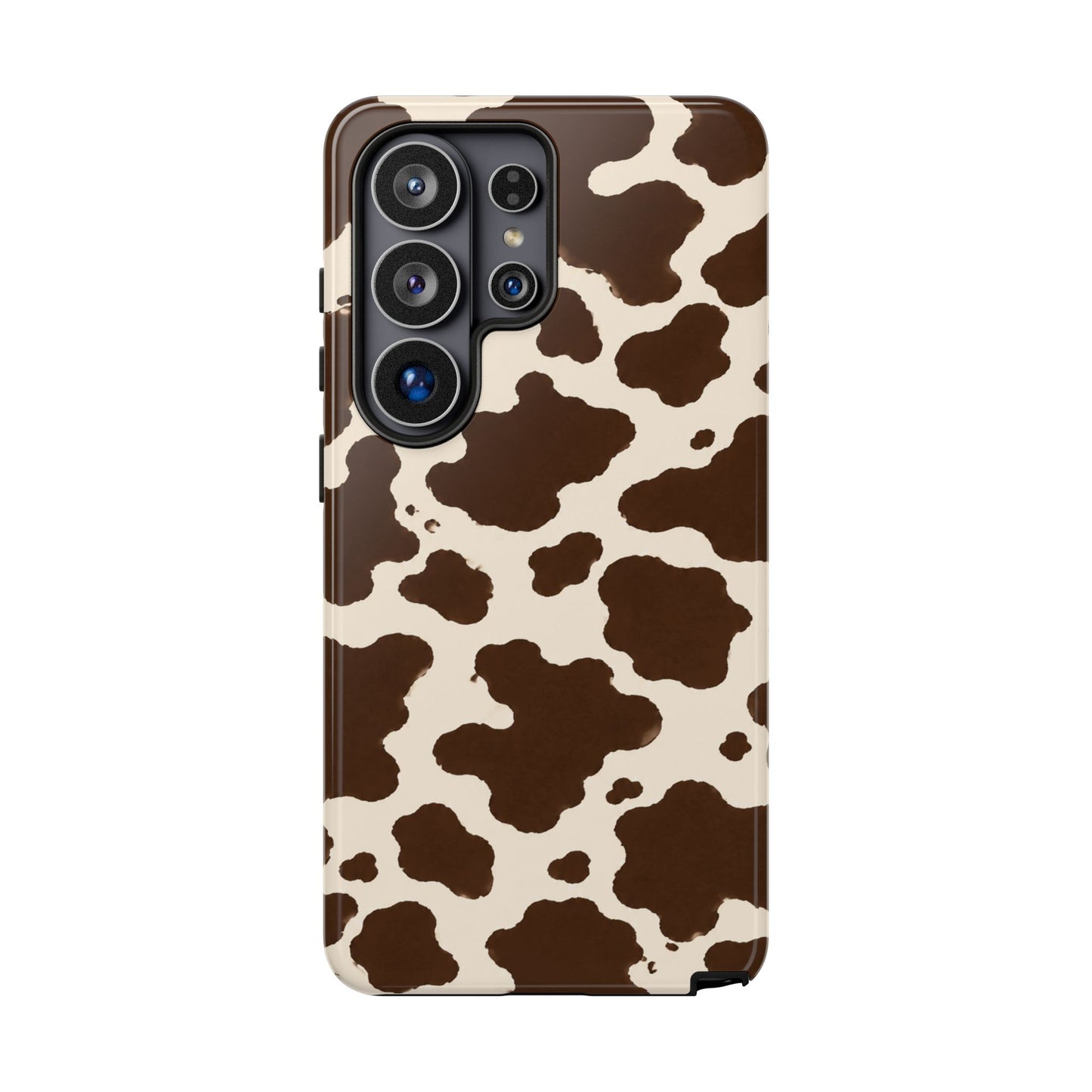 Western Cow Print Tough Phone Case for iPhone Samsung Galaxy Pixel