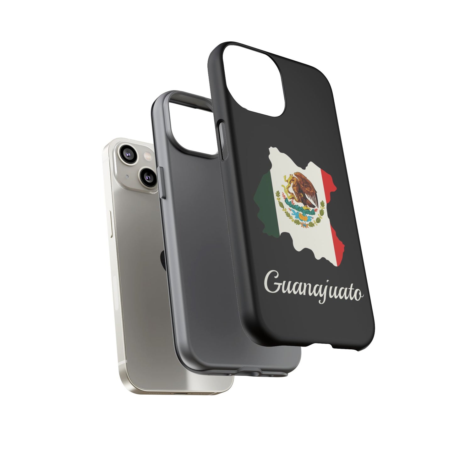 Guanajuato Mexico Flag Map Phone Case | Mexican American Pride Tough Case for iPhone & Samsung