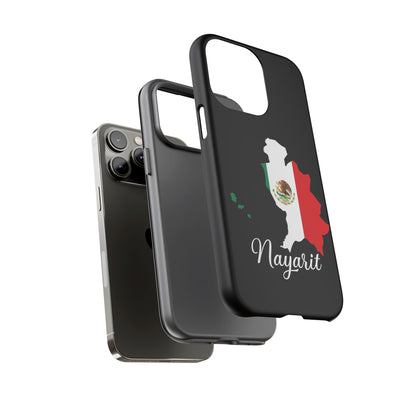 Nayarit Mexico Flag Map Phone Case | Mexican American Pride Tough Case for iPhone & Samsung