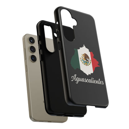 Aguascalientes Mexico Flag Map Phone Case | Mexican American Pride Tough Case for iPhone & Samsung