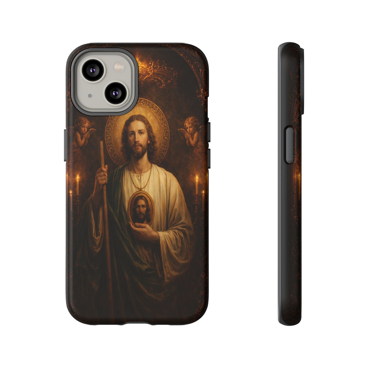 San Judas Phone Case Saint Jude Catholic Saint Religious Art Portrait Tough