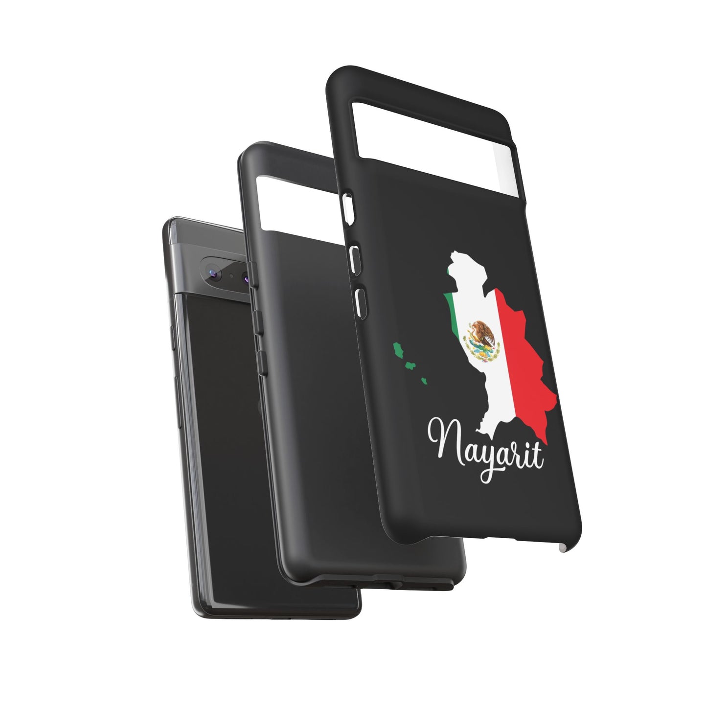 Nayarit Mexico Flag Map Phone Case | Mexican American Pride Tough Case for iPhone & Samsung