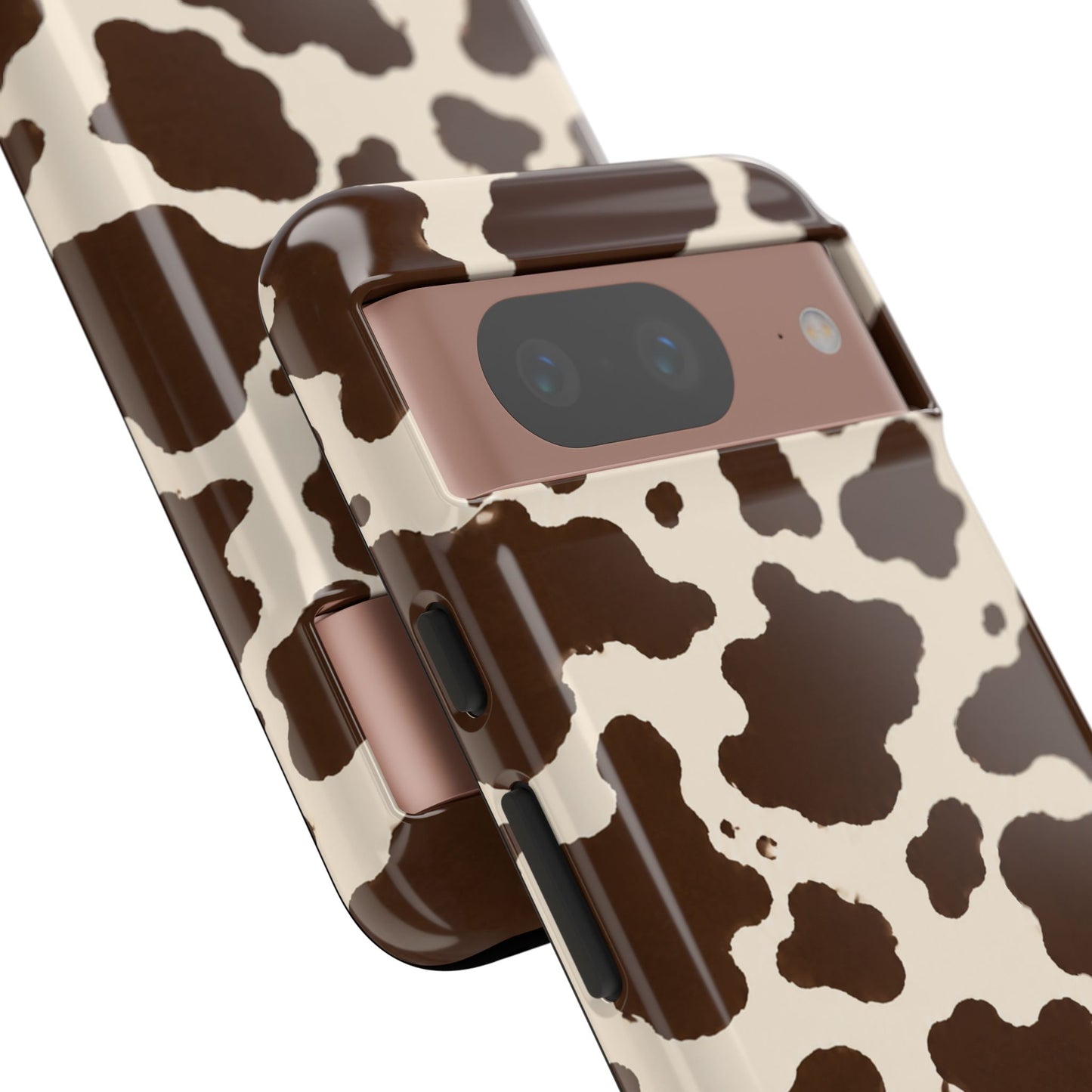 Western Cow Print Tough Phone Case for iPhone Samsung Galaxy Pixel