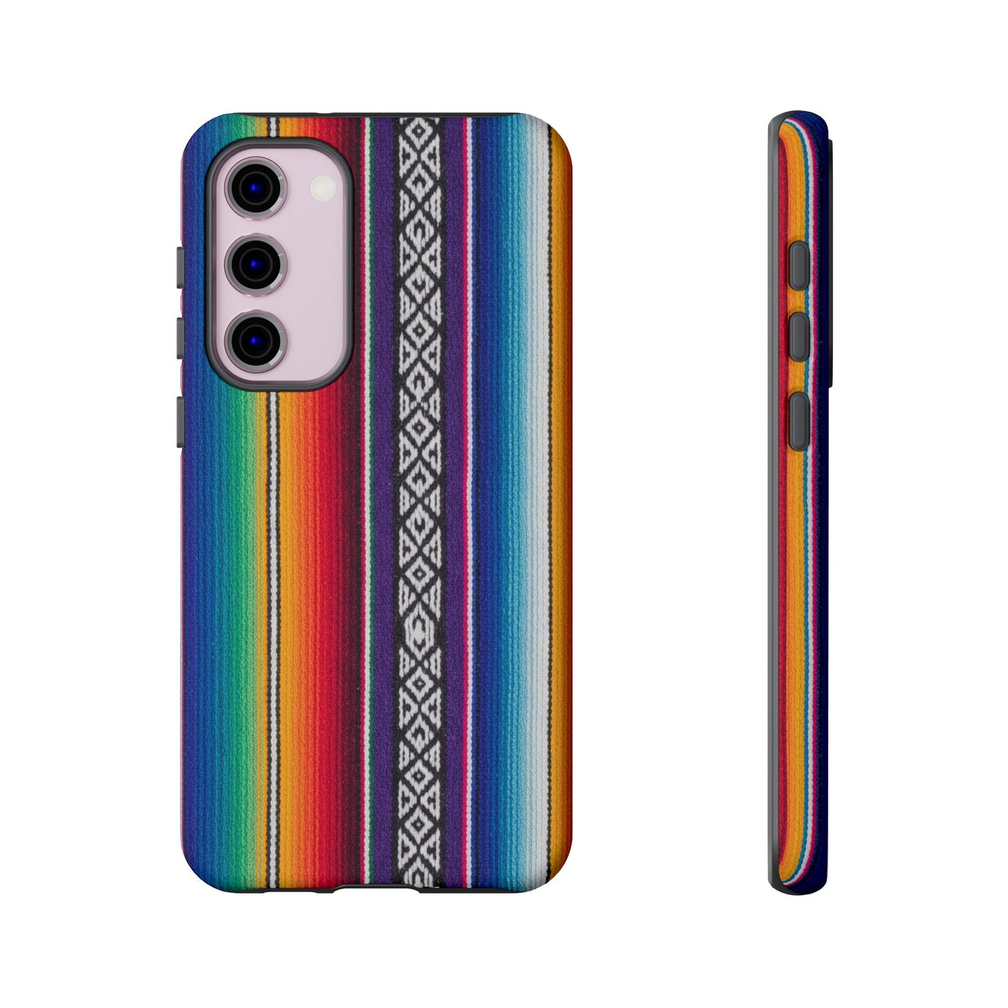 Serape Stripe Phone Case – Colorful Mexican Blanket Pattern Tough Case