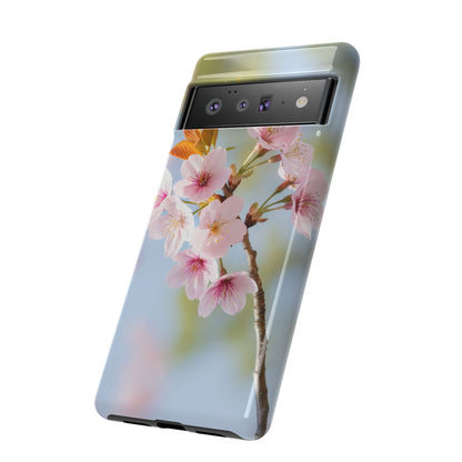 Cherry Blossom Phone Case – Pink Floral Tough Case (iPhone, Samsung Galaxy, Pixel)