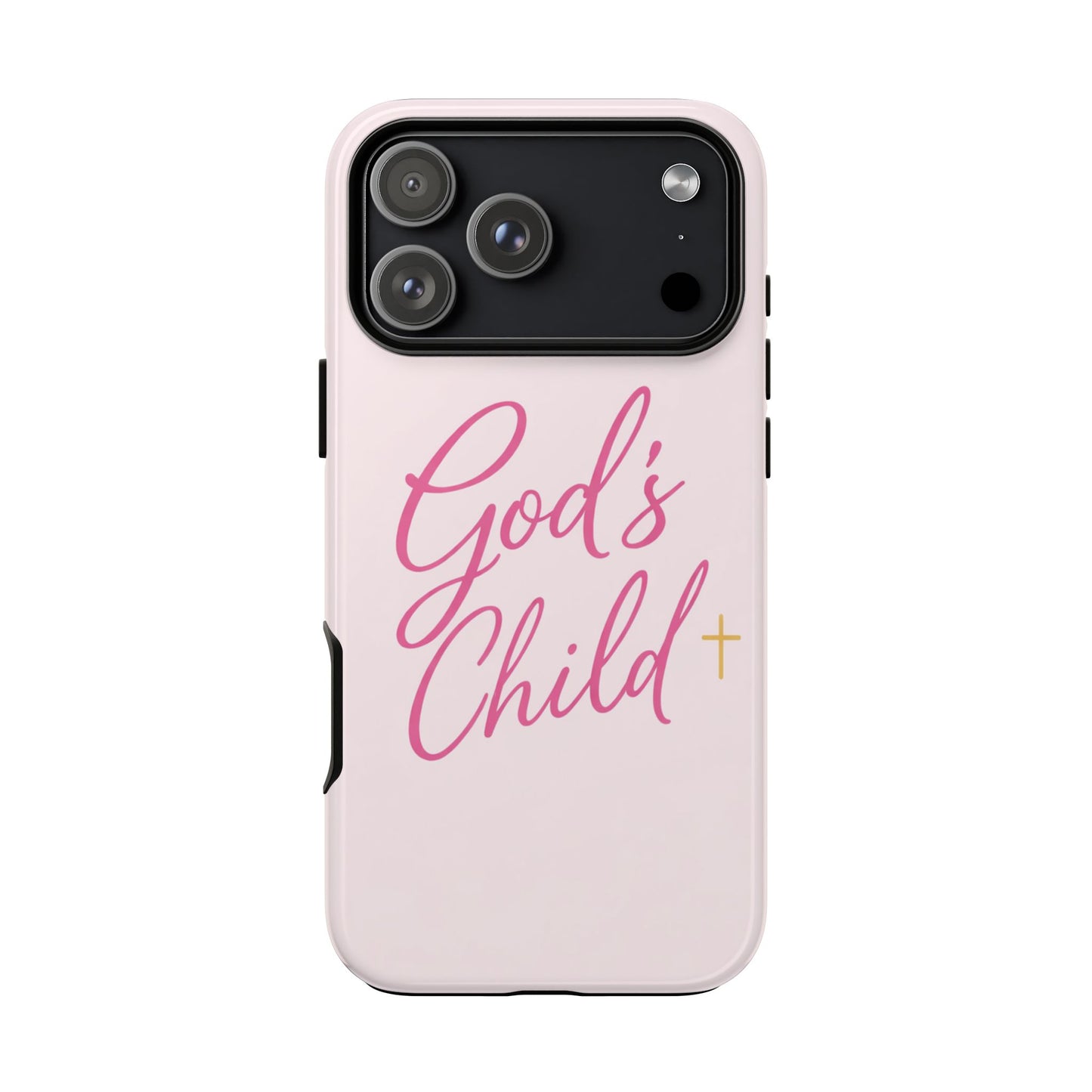 Gods Child Phone Case Christian Pink Aesthetic Tough iPhone Case