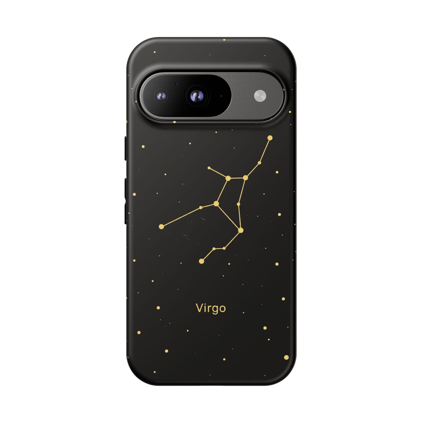 Virgo Zodiac Constellation Phone Case – Luxe Gold Celestial Cover