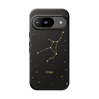 Virgo Zodiac Constellation Phone Case – Luxe Gold Celestial Cover
