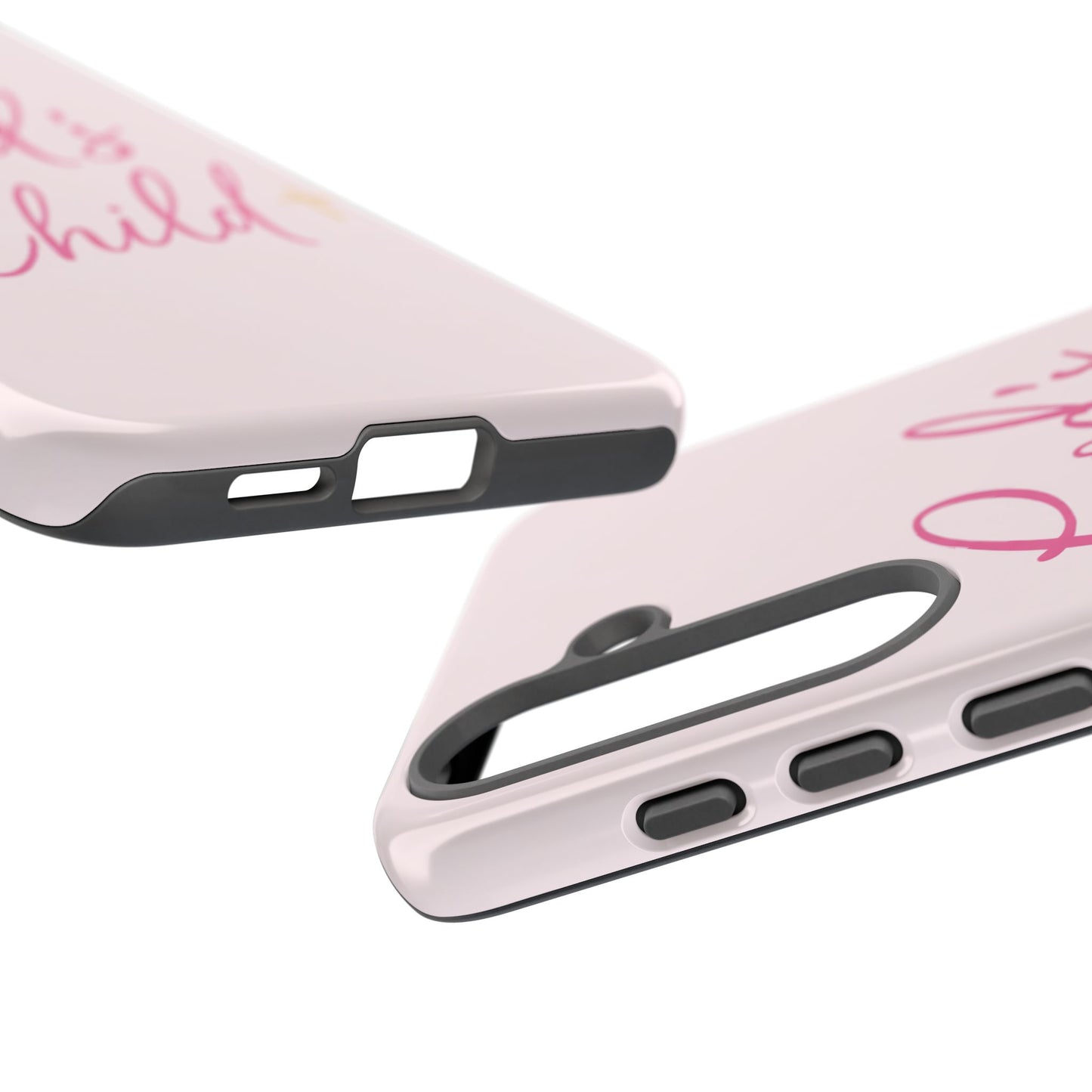 Gods Child Phone Case Christian Pink Aesthetic Tough iPhone Case