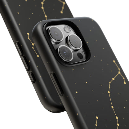 Scorpio Zodiac Constellation Phone Case – Luxe Gold Celestial Cover