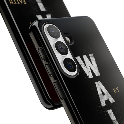 Walk by Faith Not by Sight Christian Phone Case Bible Verse Faith Cover