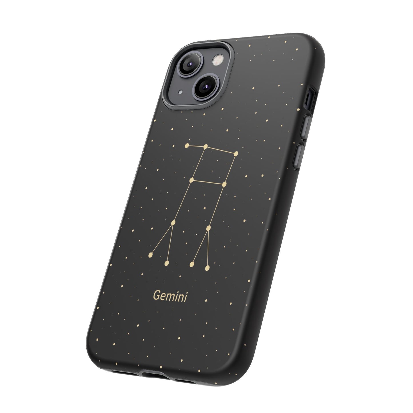 Gemini Zodiac Constellation Phone Case – Luxe Gold Celestial Cover