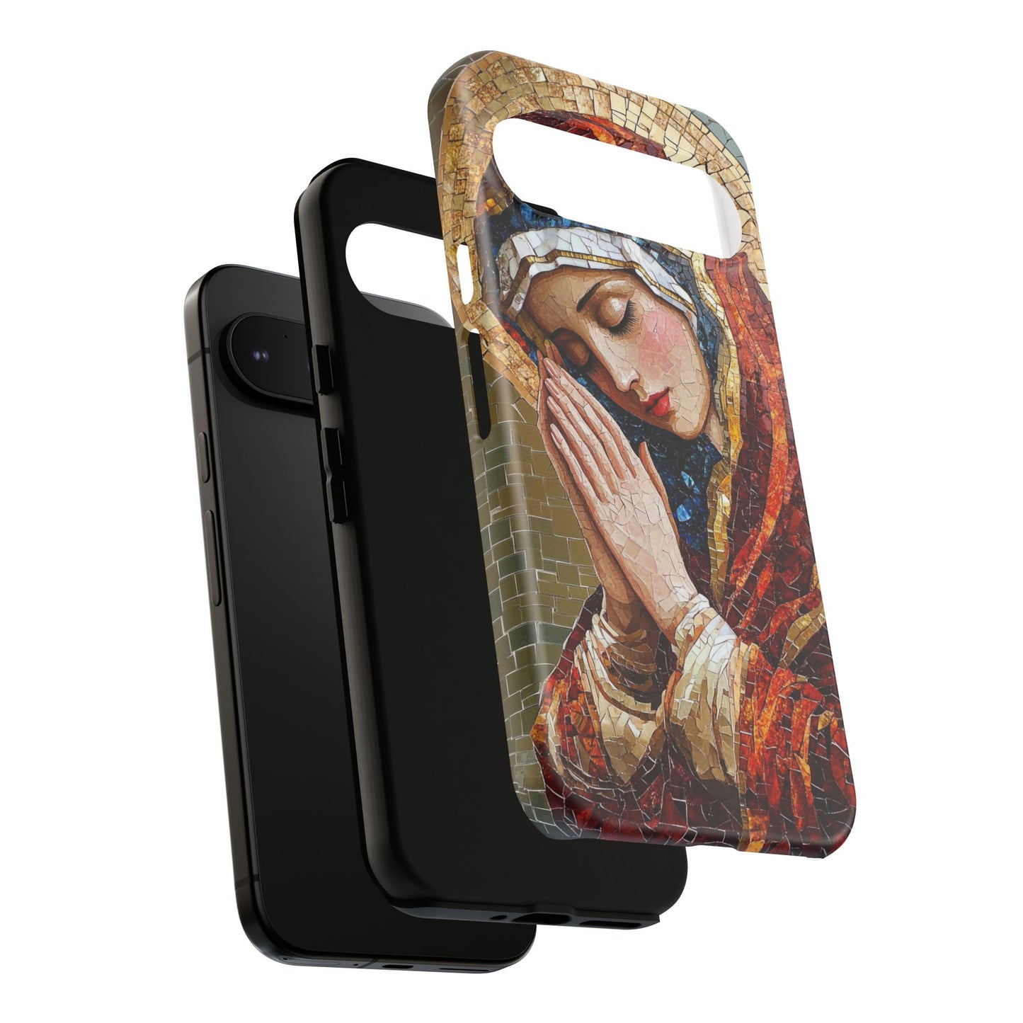 Virgin Mary Phone Case, Catholic Phone Case, Christian Aesthetic Case, Religious iPhone Case, Saint Art Case, Faith Gift