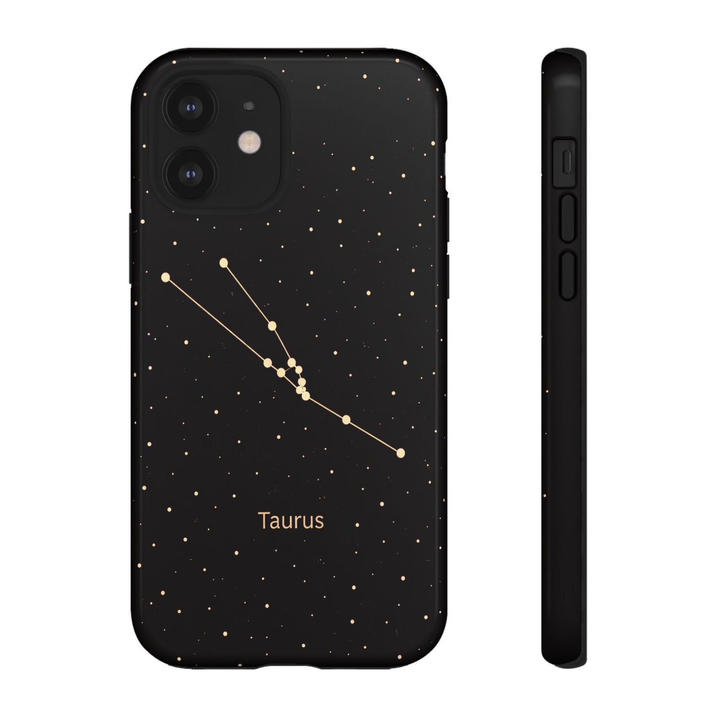 Taurus Zodiac Constellation Phone Case – Luxe Gold Celestial Cover