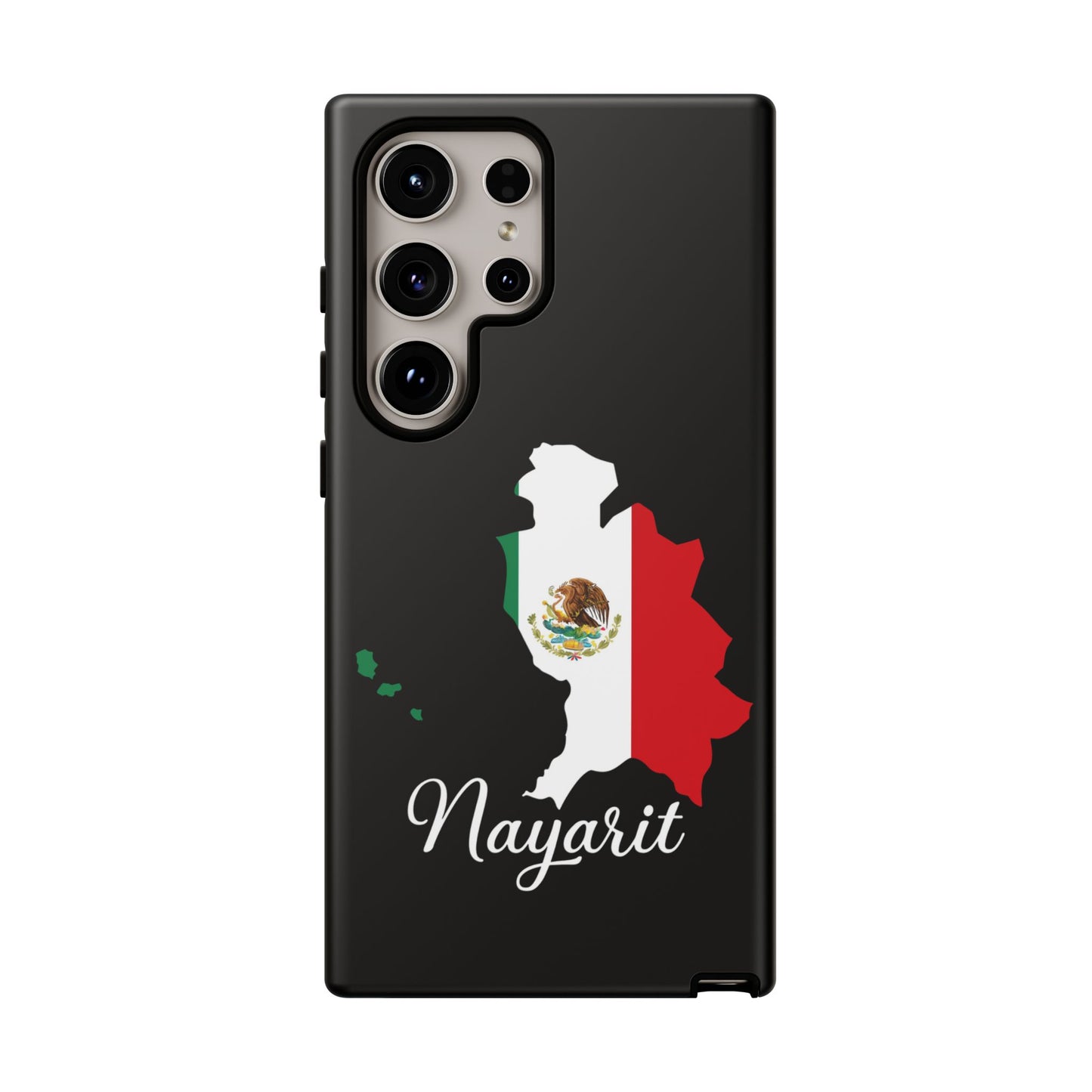 Nayarit Mexico Flag Map Phone Case | Mexican American Pride Tough Case for iPhone & Samsung