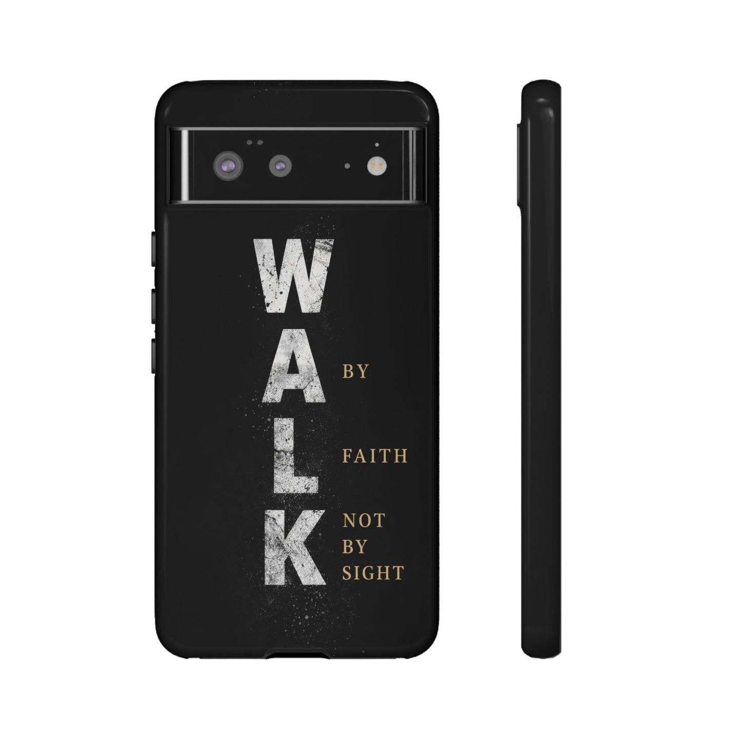 Walk by Faith Not by Sight Christian Phone Case Bible Verse Faith Cover