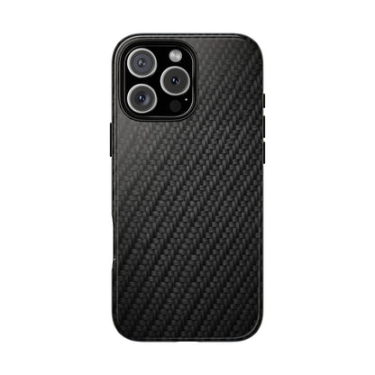 Carbon Fiber Inspired Phone Case – Rugged Slim Protective Tech Case for iPhone & Samsung