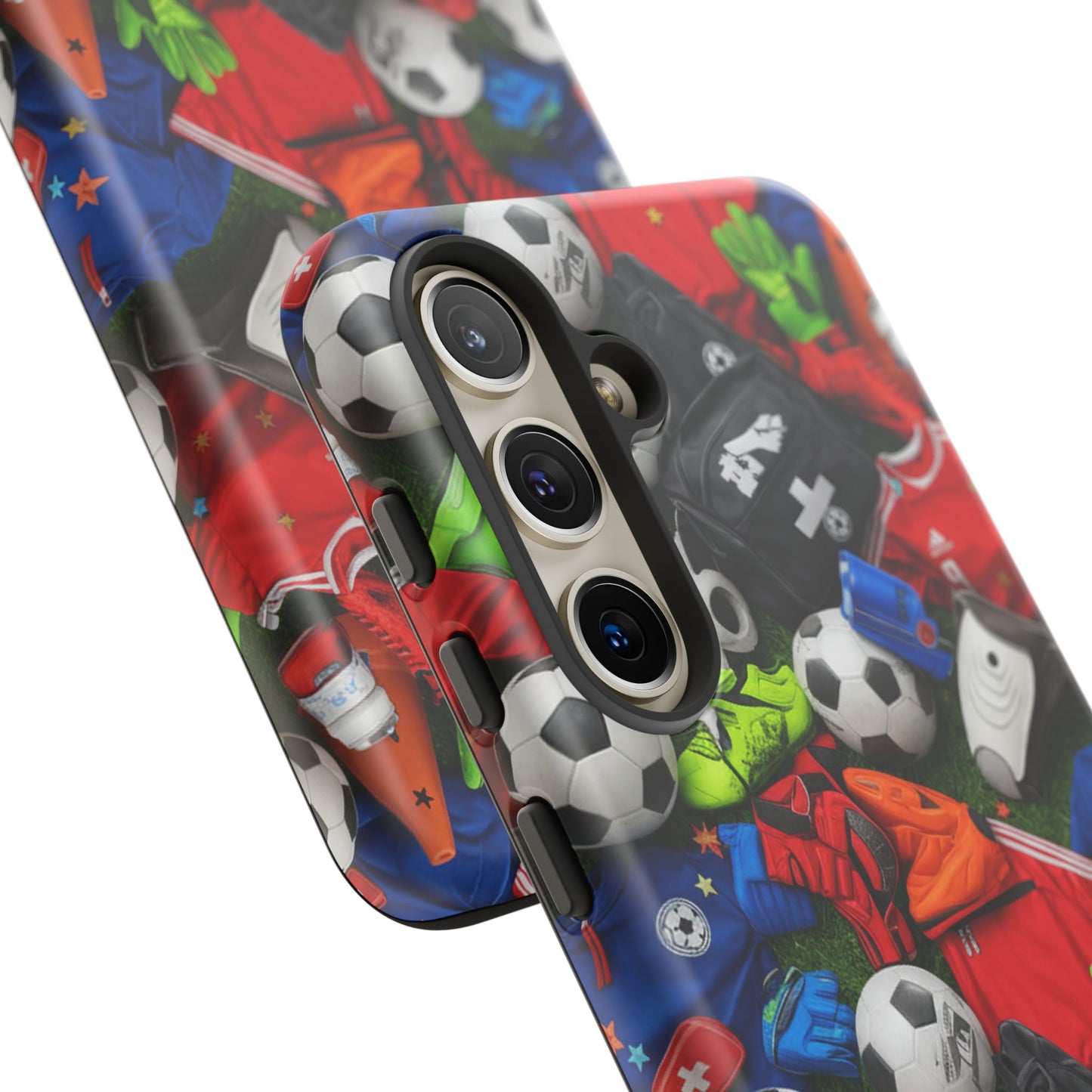 Soccer Ball Pattern Phone Case – Sports Fan Tough Protective Game Day Case