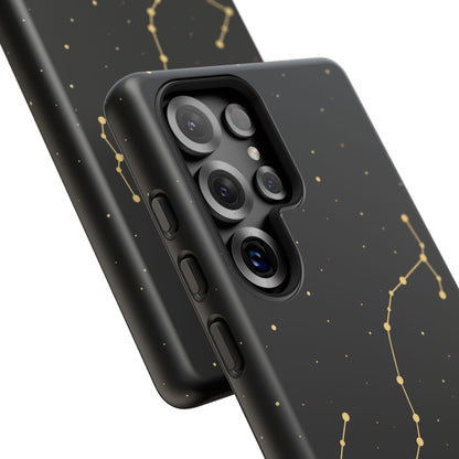 Scorpio Zodiac Constellation Phone Case – Luxe Gold Celestial Cover