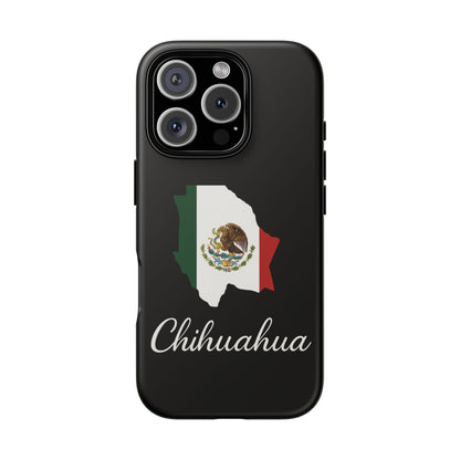 Chihuahua Mexico Flag Map Phone Case | Mexican American Pride Tough Case for iPhone & Samsung